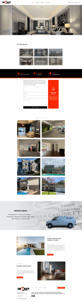 Website design portfolio example