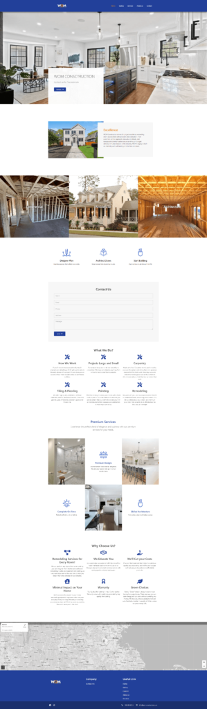 Website design portfolio example